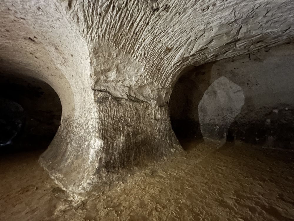 Reigate caves were once sand mines.  (Reigate, Surrey)