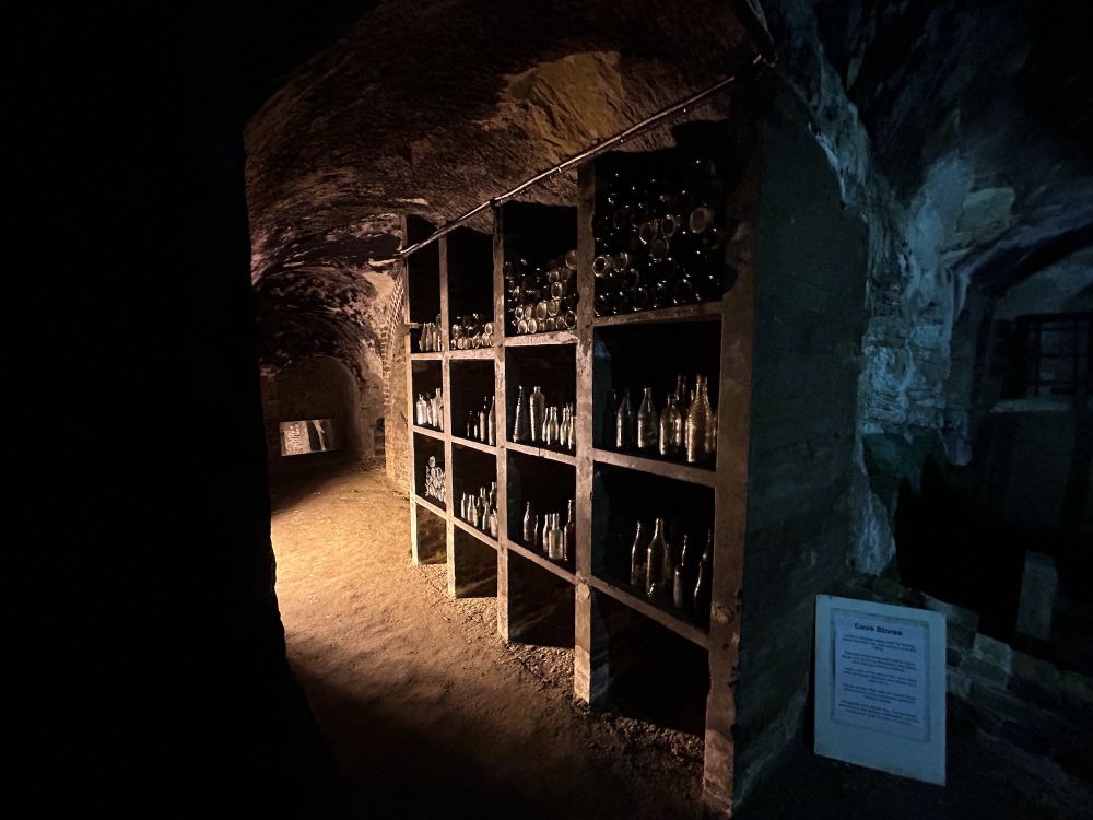 Reigate caves were once sand mines.  (Reigate, Surrey)