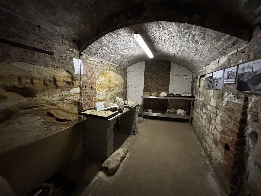 Reigate caves were once sand mines.  (Reigate, Surrey)