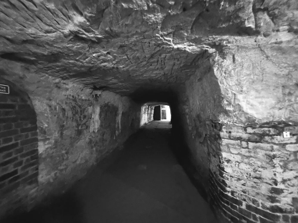 Reigate caves were once sand mines.  (Reigate, Surrey)