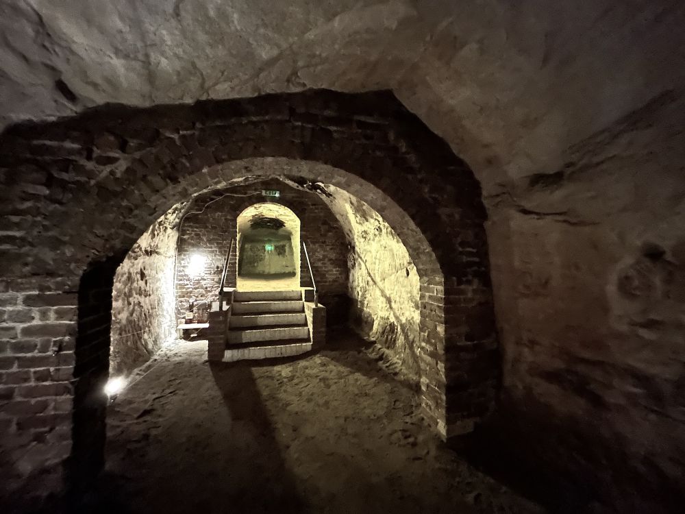 Reigate caves were once sand mines.  (Reigate, Surrey)