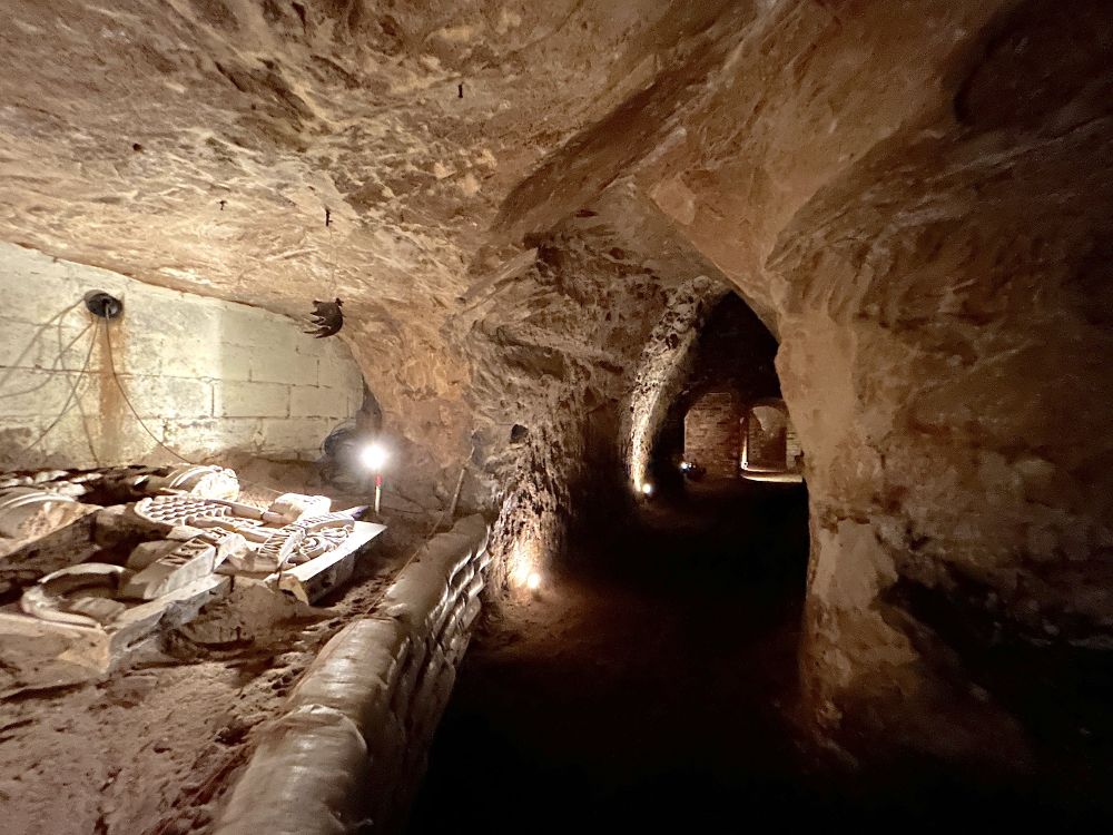 Reigate caves were once sand mines.  (Reigate, Surrey)
