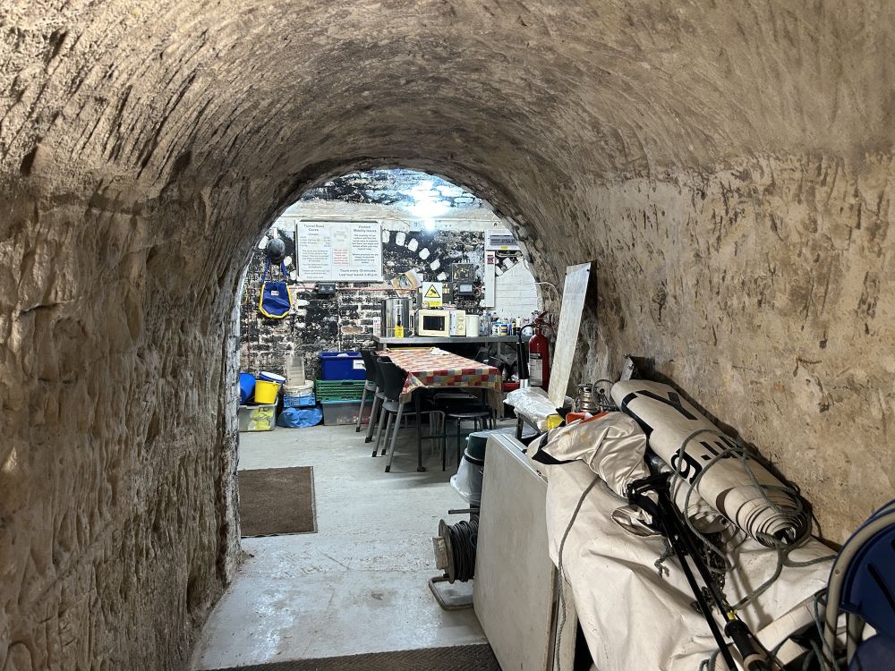 Reigate caves were once sand mines.  (Reigate, Surrey)