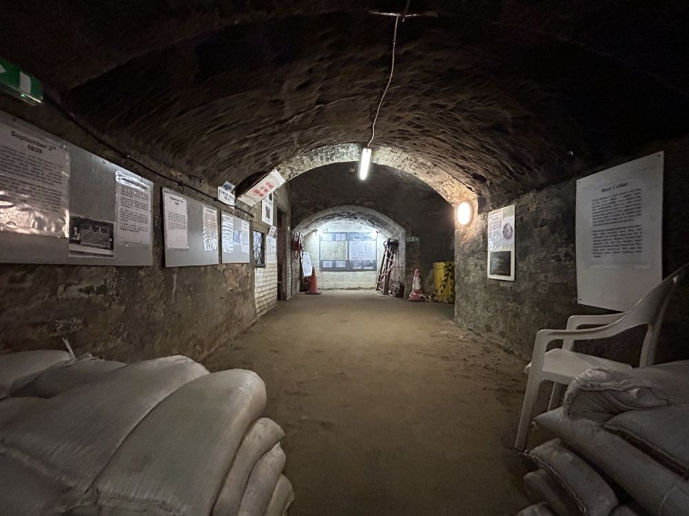 Reigate caves were once sand mines.  (Reigate, Surrey)