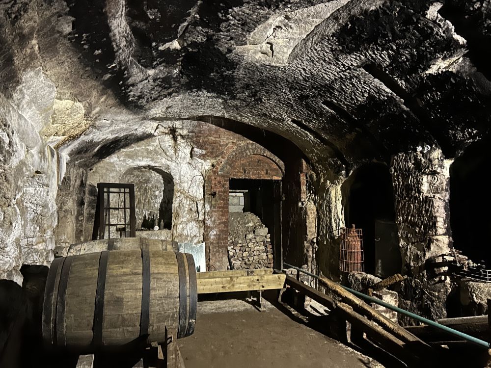 Reigate caves were once sand mines.  (Reigate, Surrey)