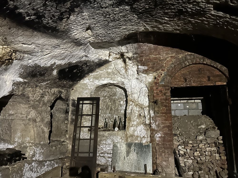 Reigate caves were once sand mines.  (Reigate, Surrey)