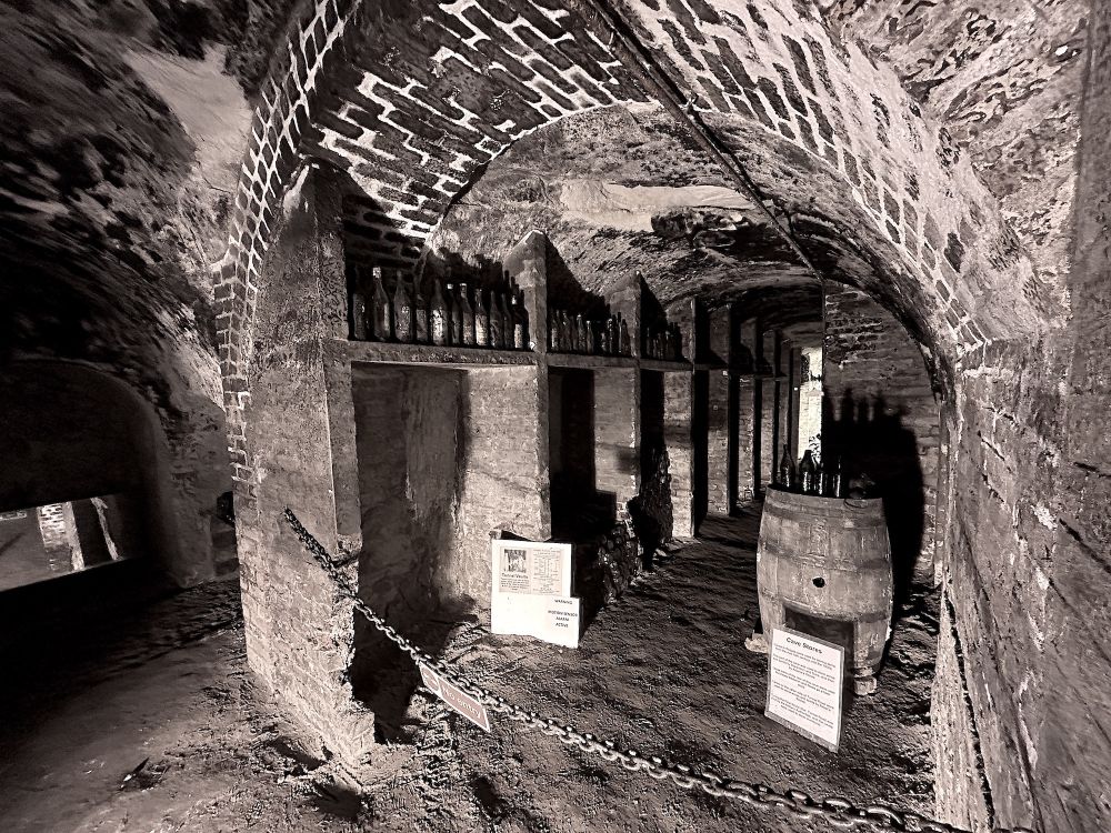 Reigate caves were once sand mines.  (Reigate, Surrey)