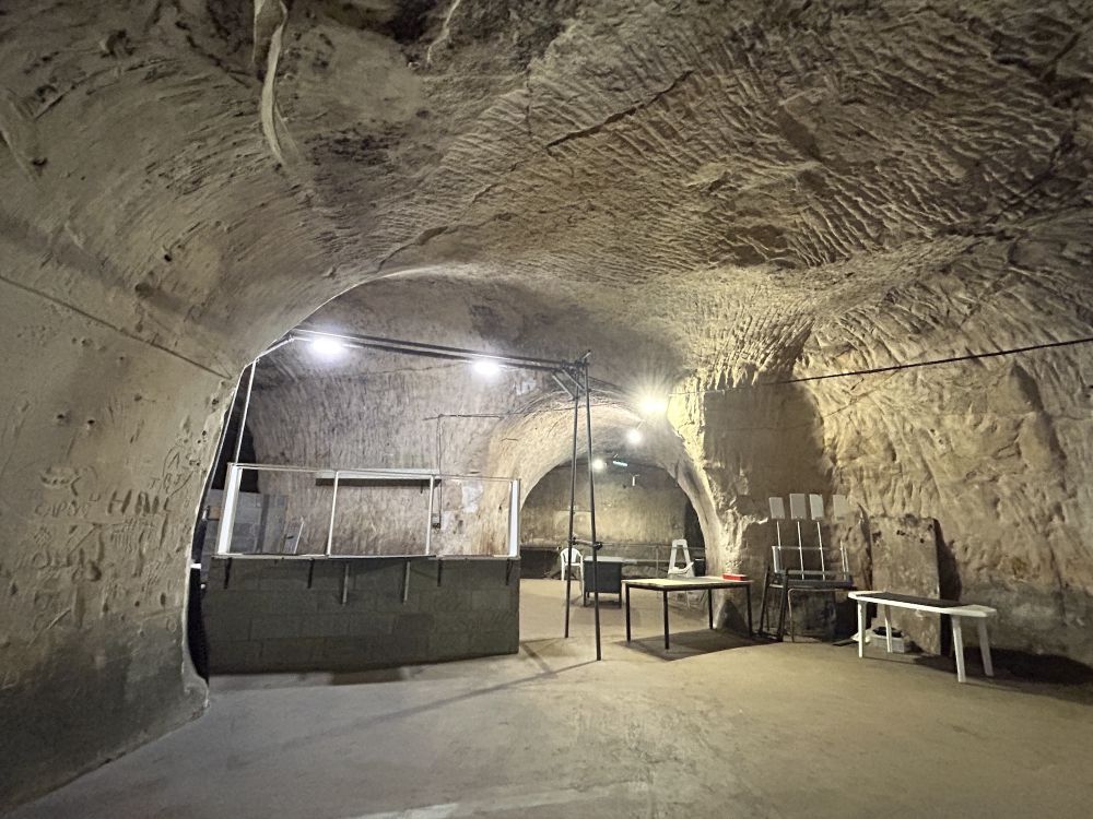 Reigate caves were once sand mines.  (Reigate, Surrey)
