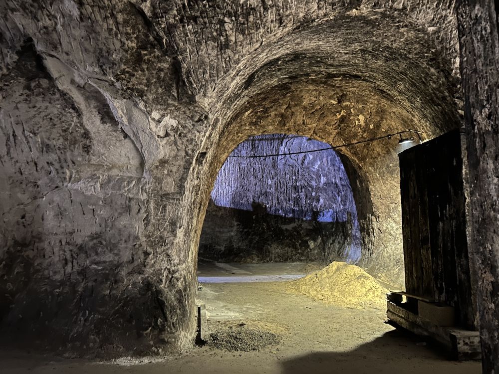 Reigate caves were once sand mines.  (Reigate, Surrey)
