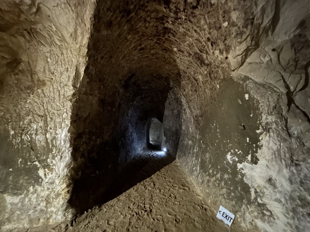 Reigate caves were once sand mines.  (Reigate, Surrey)