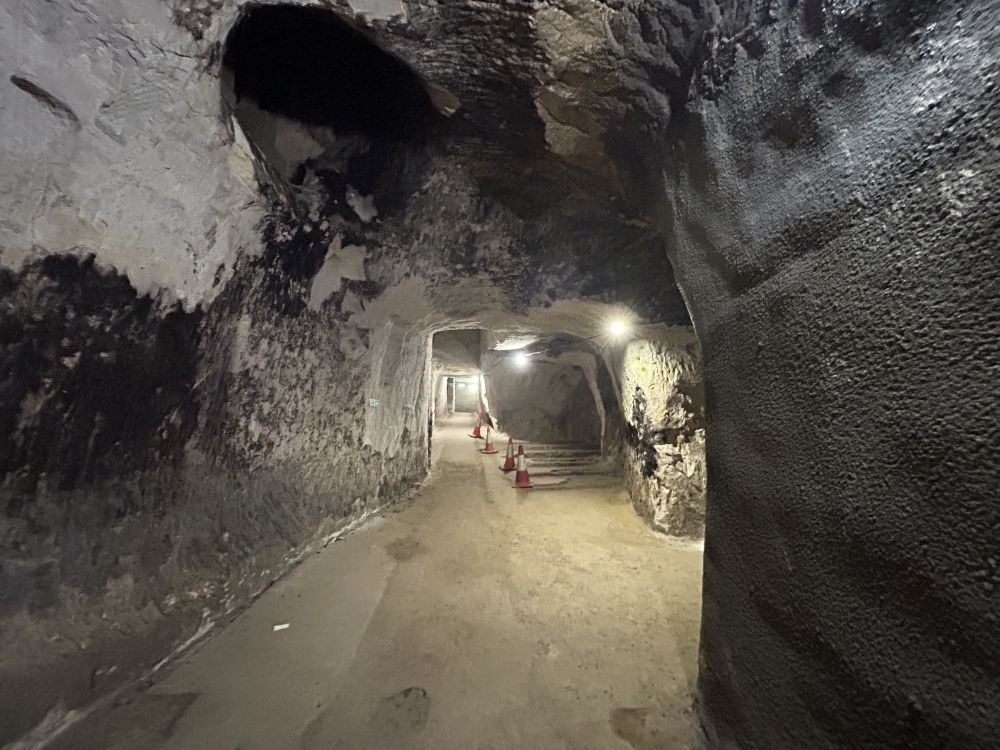 Reigate caves were once sand mines.  (Reigate, Surrey)