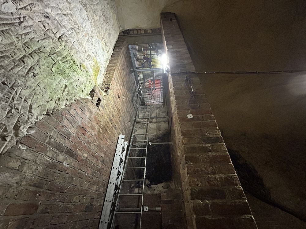 Reigate caves were once sand mines.  (Reigate, Surrey)