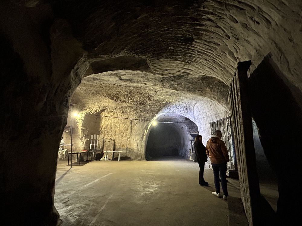 Reigate caves were once sand mines.  (Reigate, Surrey)
