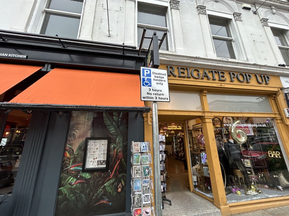 Reigate caves were once sand mines.  (Reigate, Surrey)