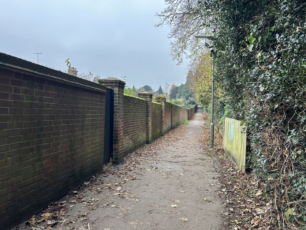 What a great alley for a chase (Reigate, Surrey)