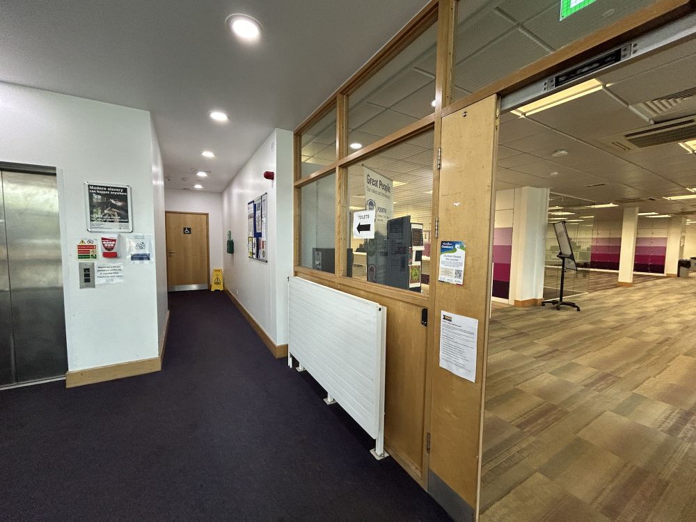 Modern offices within a townhall (Reigate, Surrey)