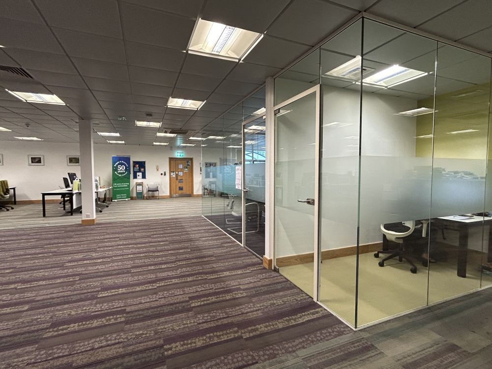 Modern offices within a townhall (Reigate, Surrey)