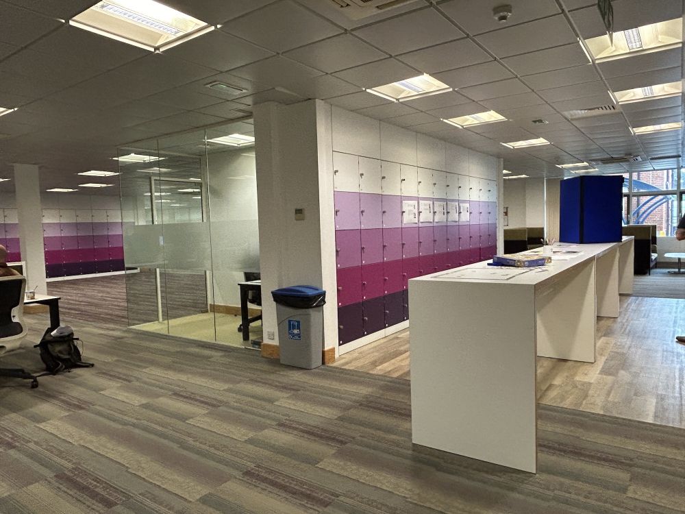 Modern offices within a townhall (Reigate, Surrey)