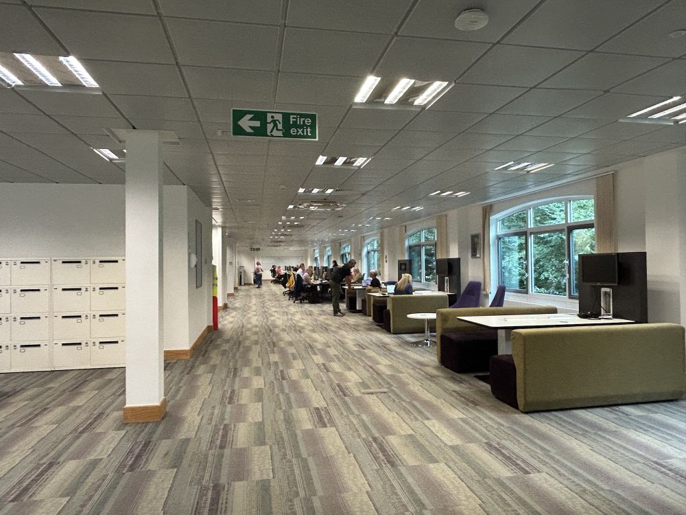 Modern offices within a townhall (Reigate, Surrey)