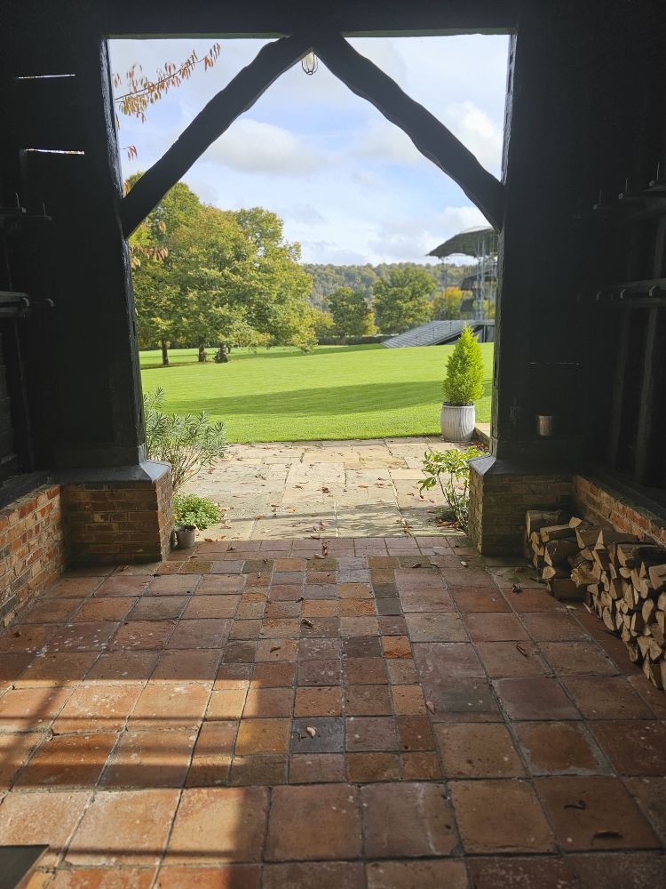 Charming Barn with rustic, wood-panelled interiors