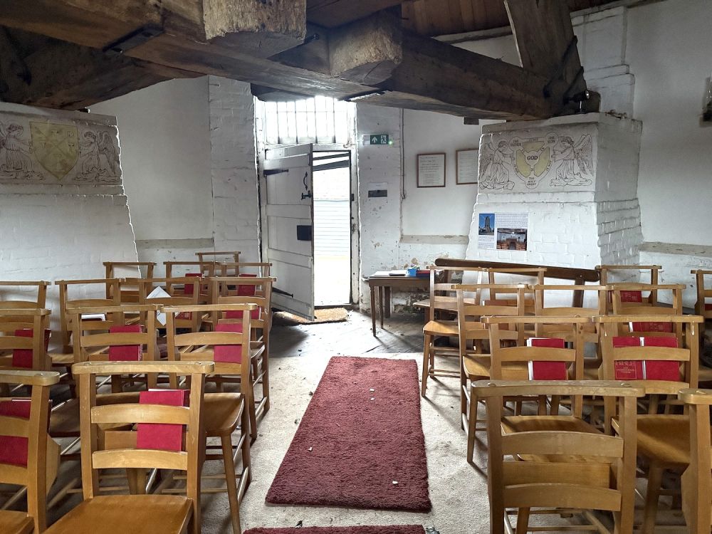 Unusual chapel in a windmill (Surrey)