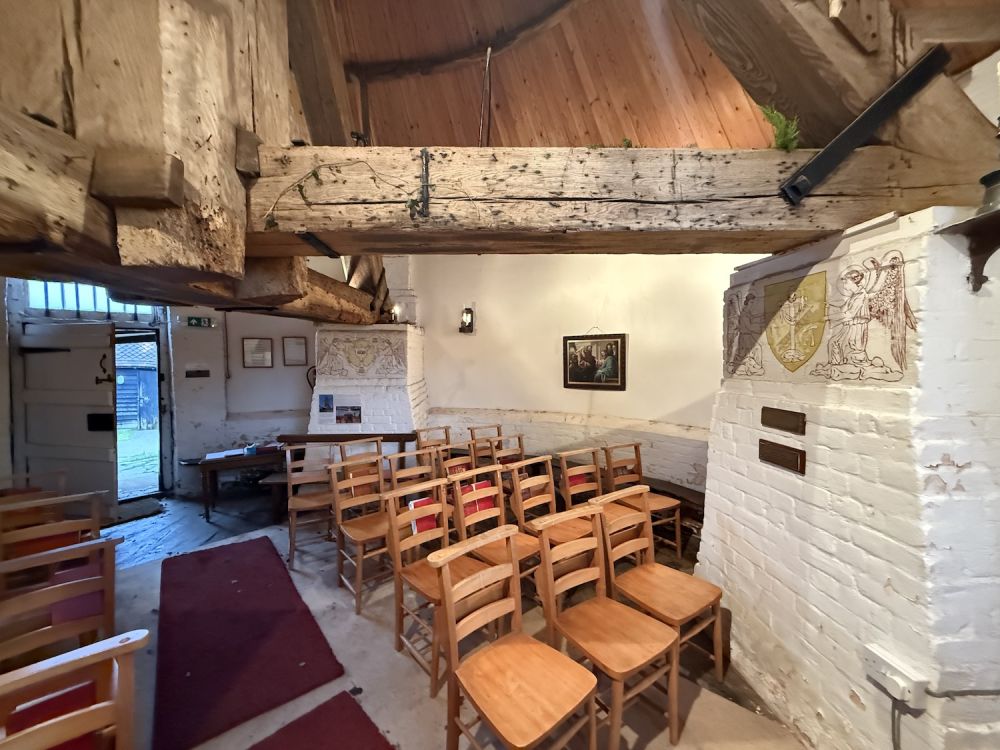 Unusual chapel in a windmill (Surrey)