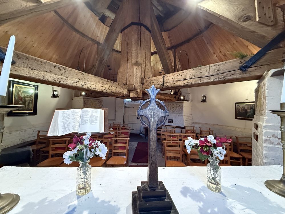 Unusual chapel in a windmill (Surrey)