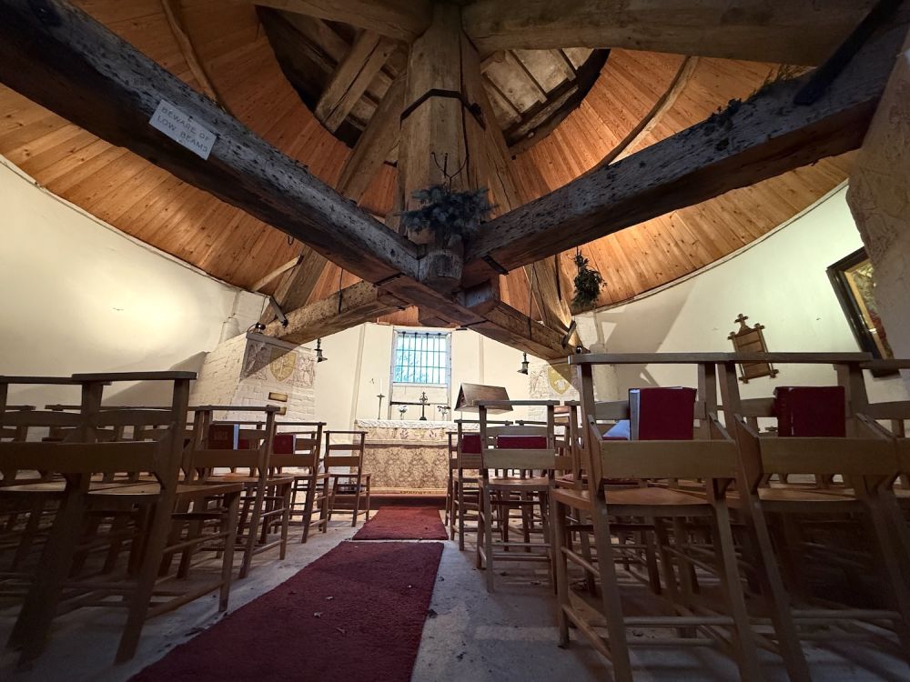 Unusual chapel in a windmill (Surrey)