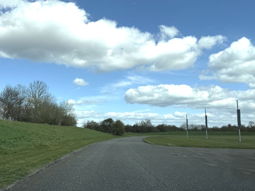2.5km long rowing lake with  controllable roads. (Berkshire, UK)